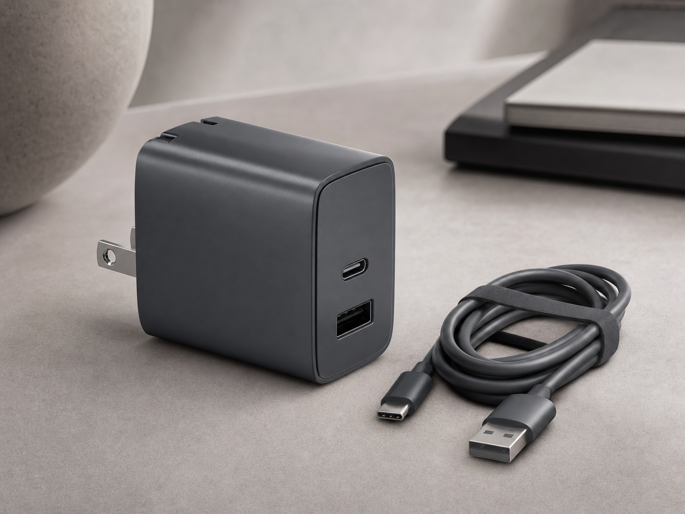 Dual-Port Travel Charger